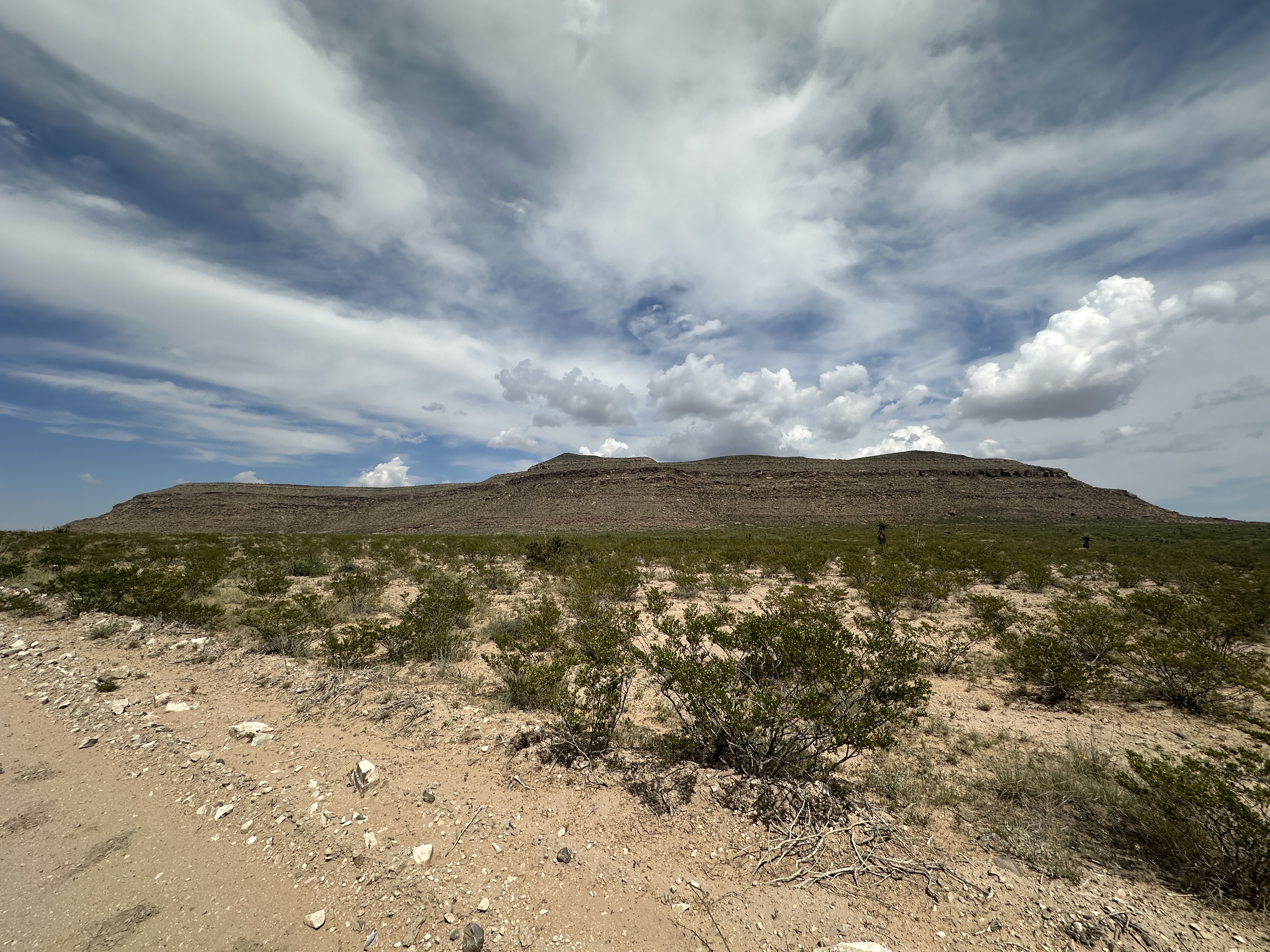 Mesa with Dramatic Sky