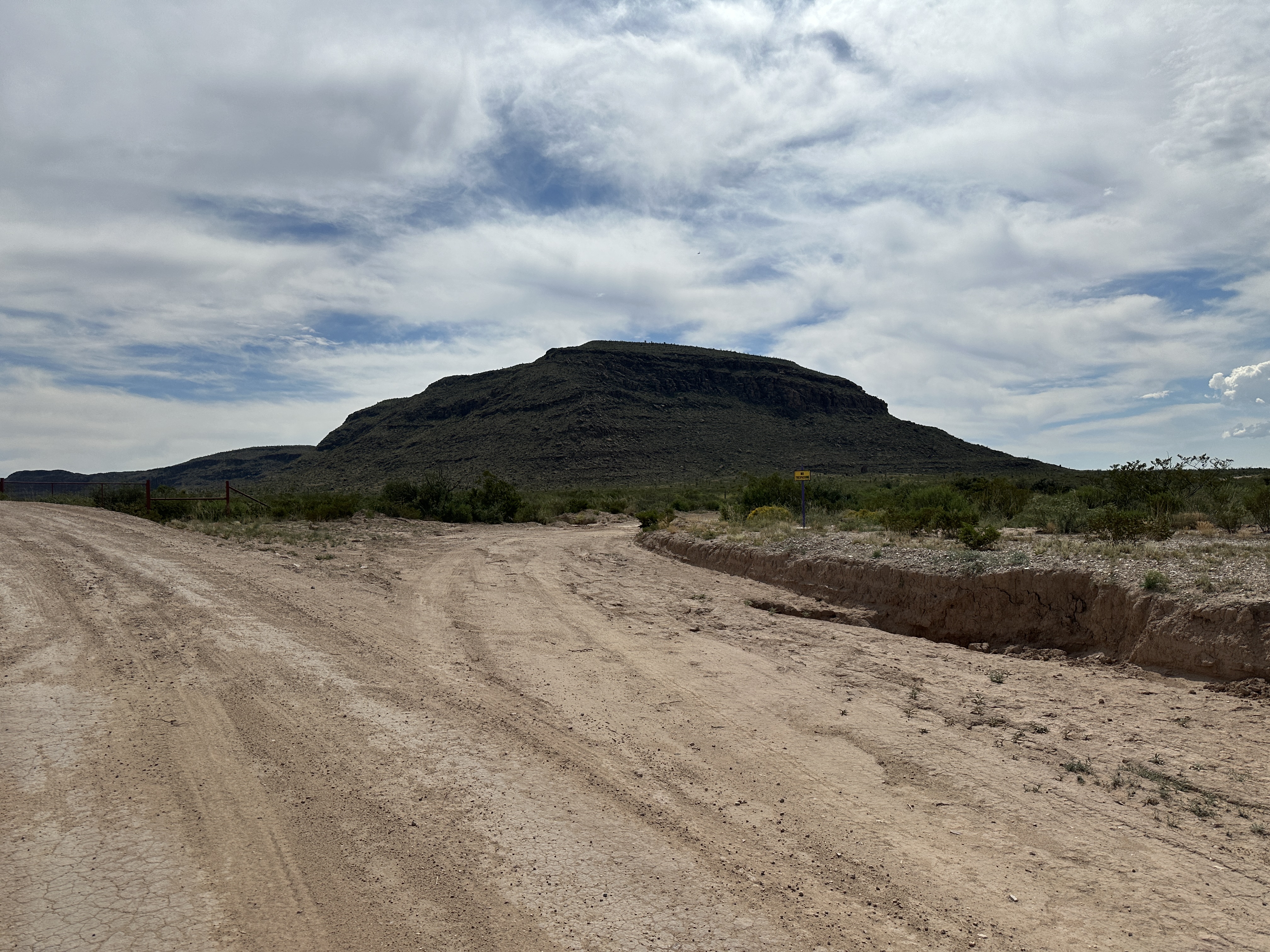 Butte and Desert Road